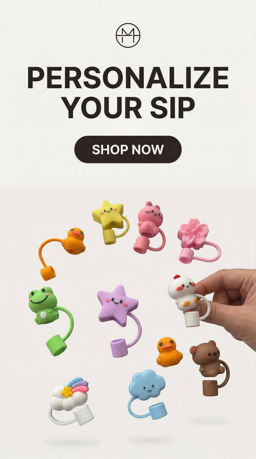 The Sip Cap Co/ Straw toppers